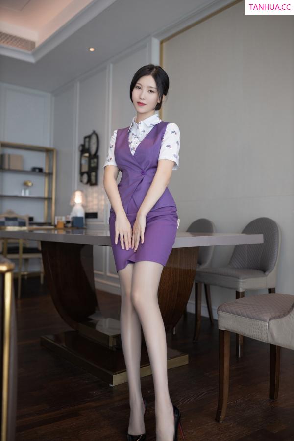 陈若依 抖娘利世 [XiuRen]高清写真图 2023.01.04 No.6084 利世 空姐制服第4张图片
